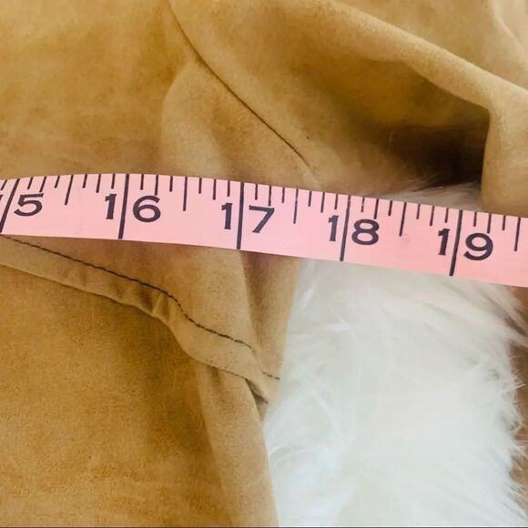 Vintage Sherbert Originals Suede Coat Dress with Tie Size Medium - Picture 8 of 13